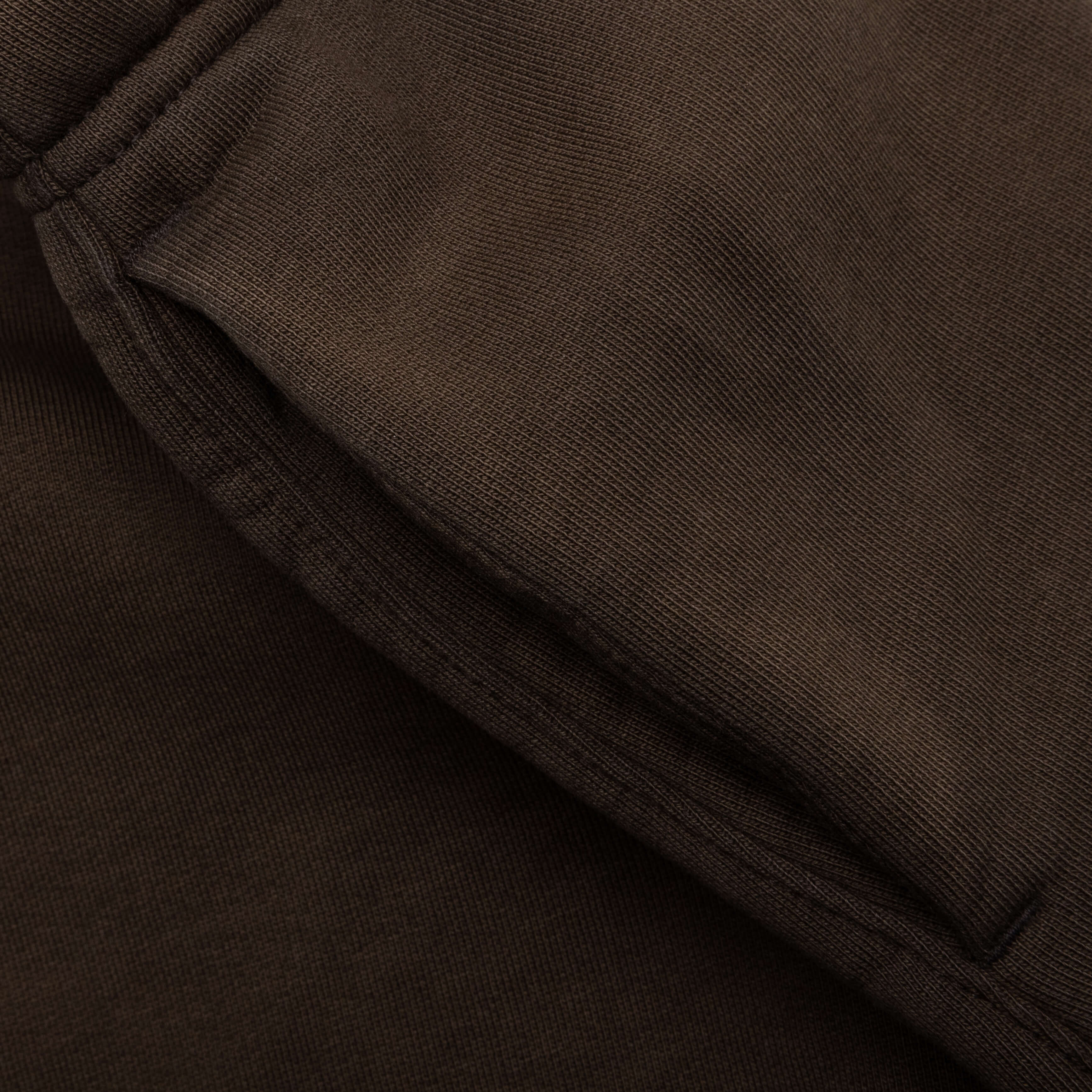 Kids Heavy Fleece Soccer Short Brown