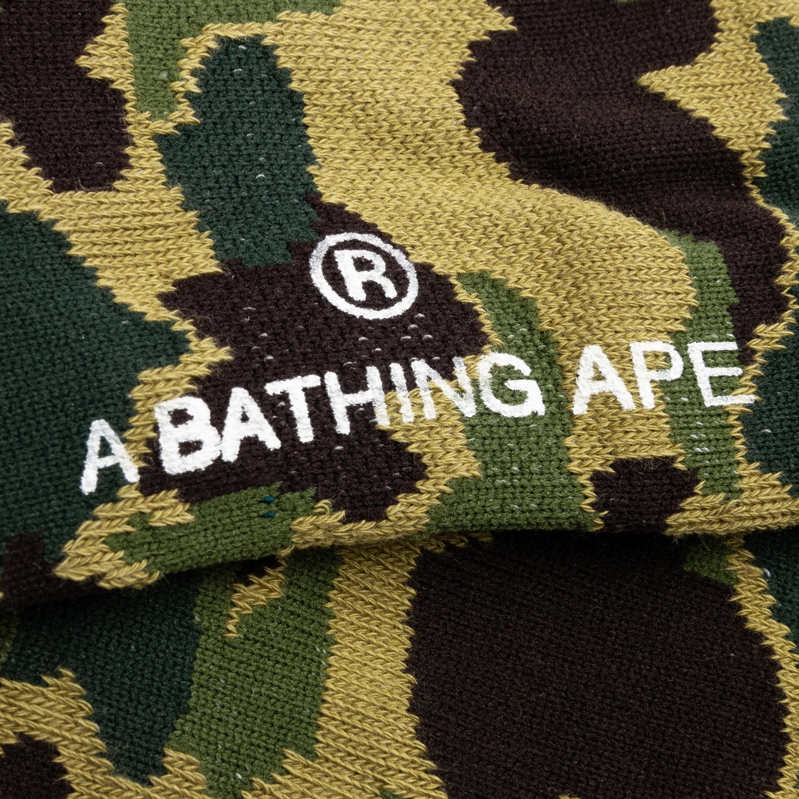 Abc Camo Jacquard Socks Green