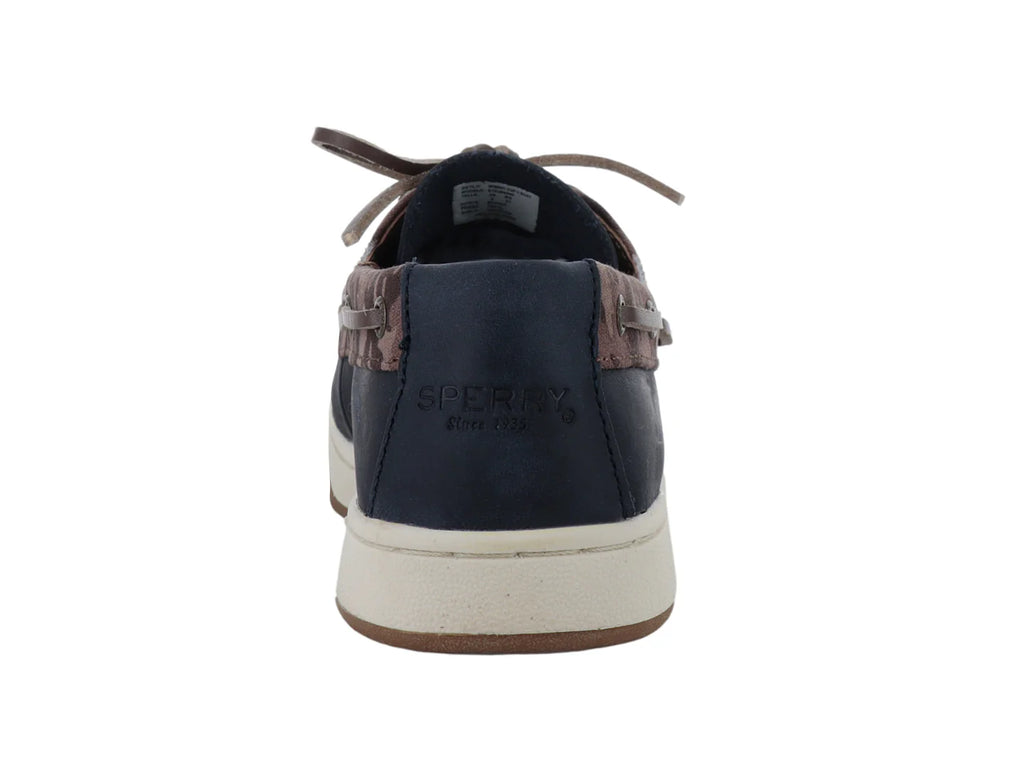 Zapatos Barco Sperry Cup II Café y Azul para Niño