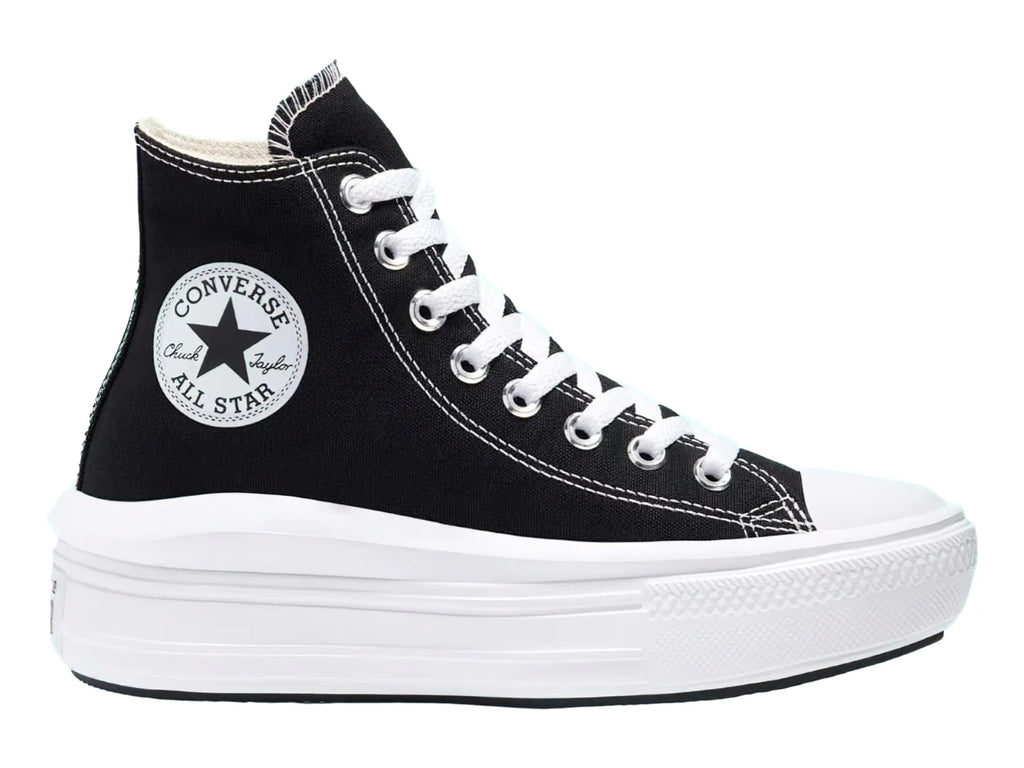 Tenis Converse Chuck Taylor All Star Move Platform Negros para Mujer