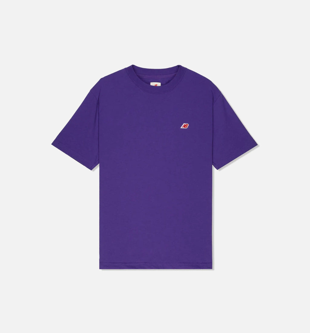 Made In USA Core Mens Short Sleeve Shirt Purple