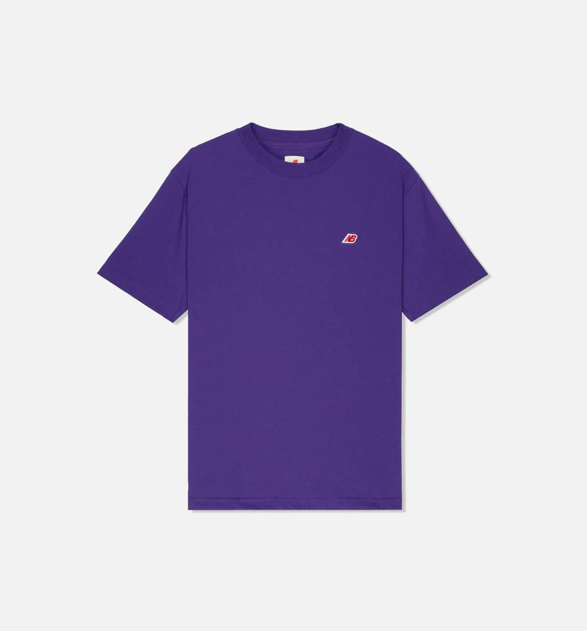 Made In USA Core Mens Short Sleeve Shirt Purple