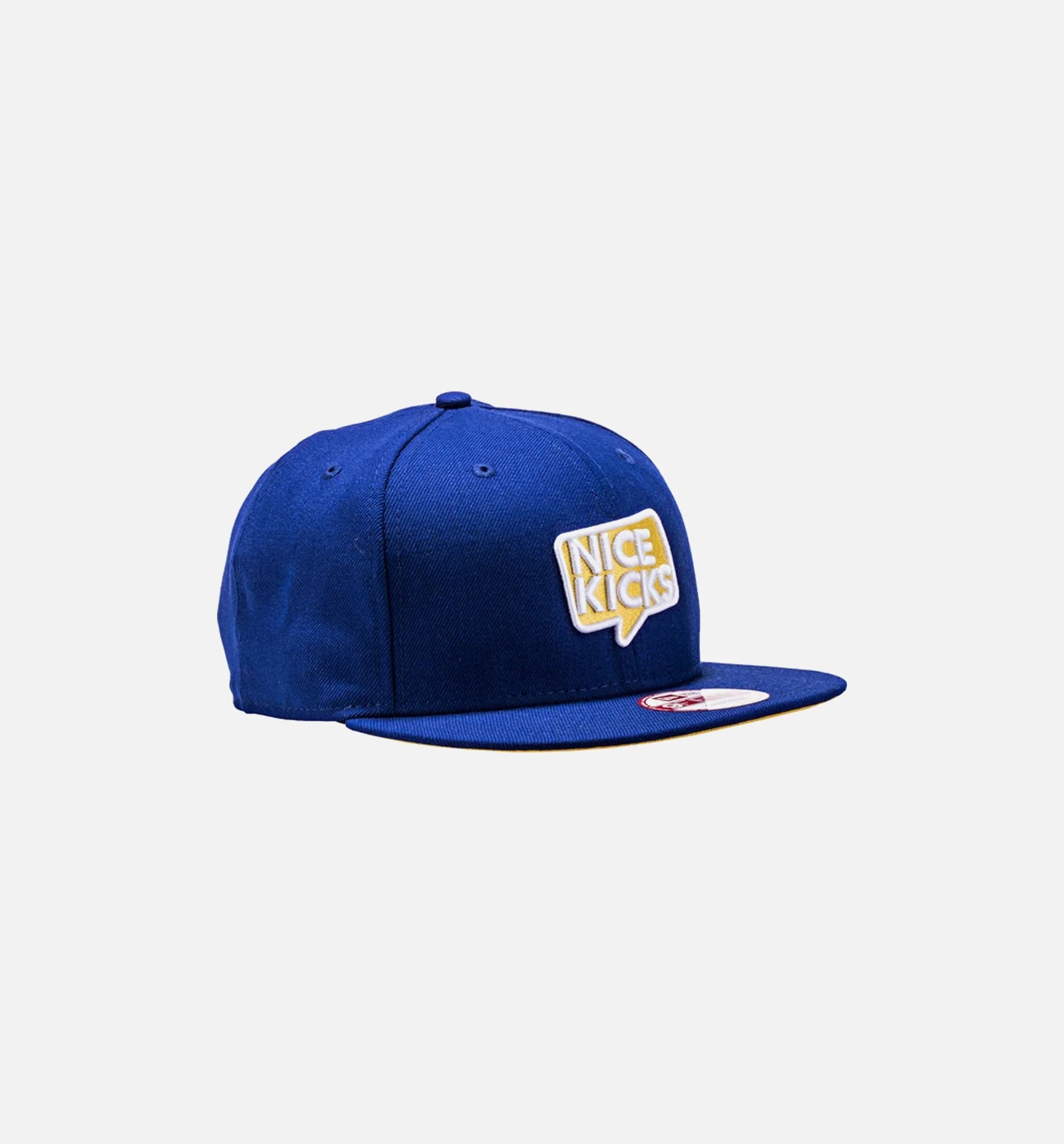 Nice Kicks X New Era Snapback Hat Warrior Blue Yellow