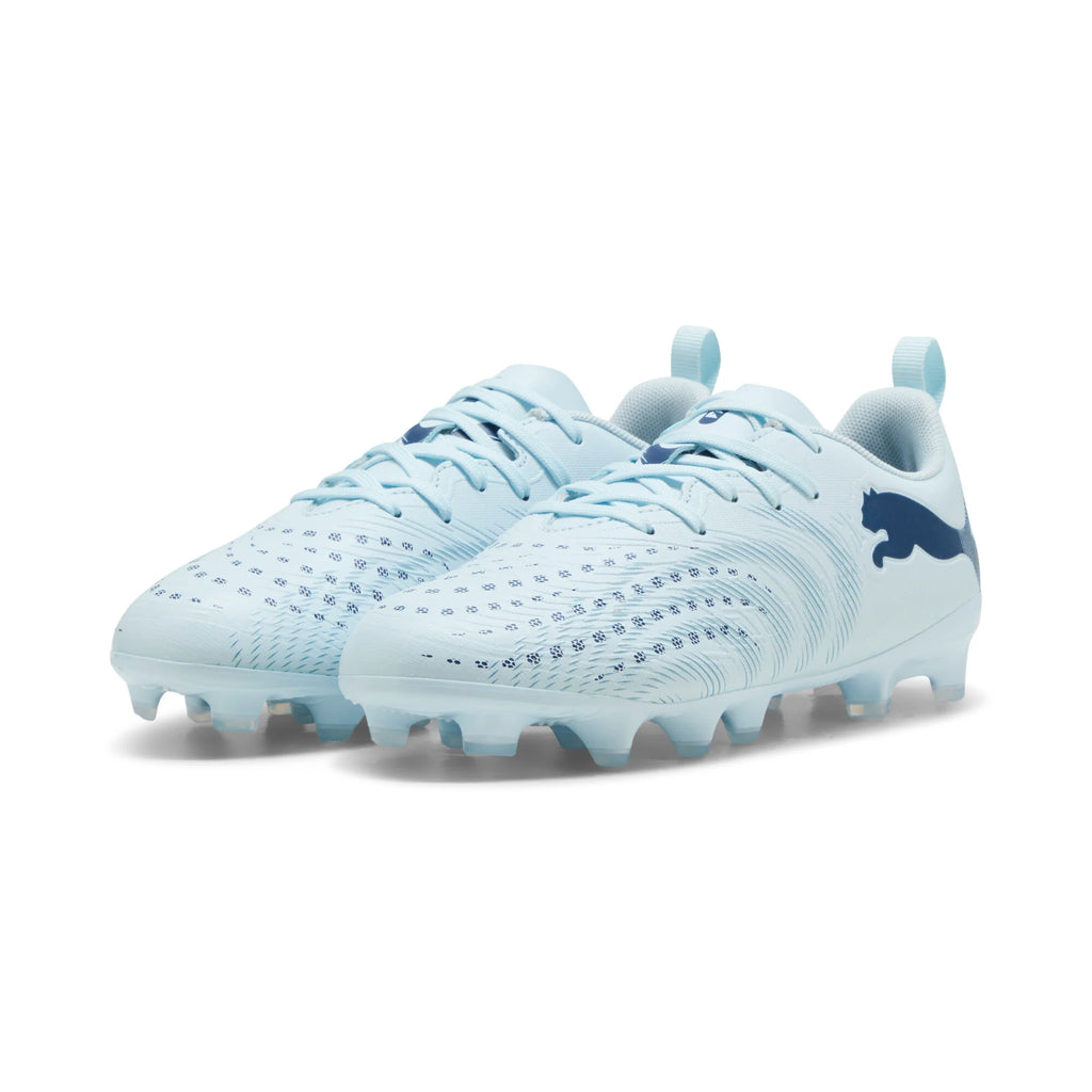 PUMA Future 9 Play FG AG Firm Ground Artificial Ground Youth Soccer Cleats Icy Blue
