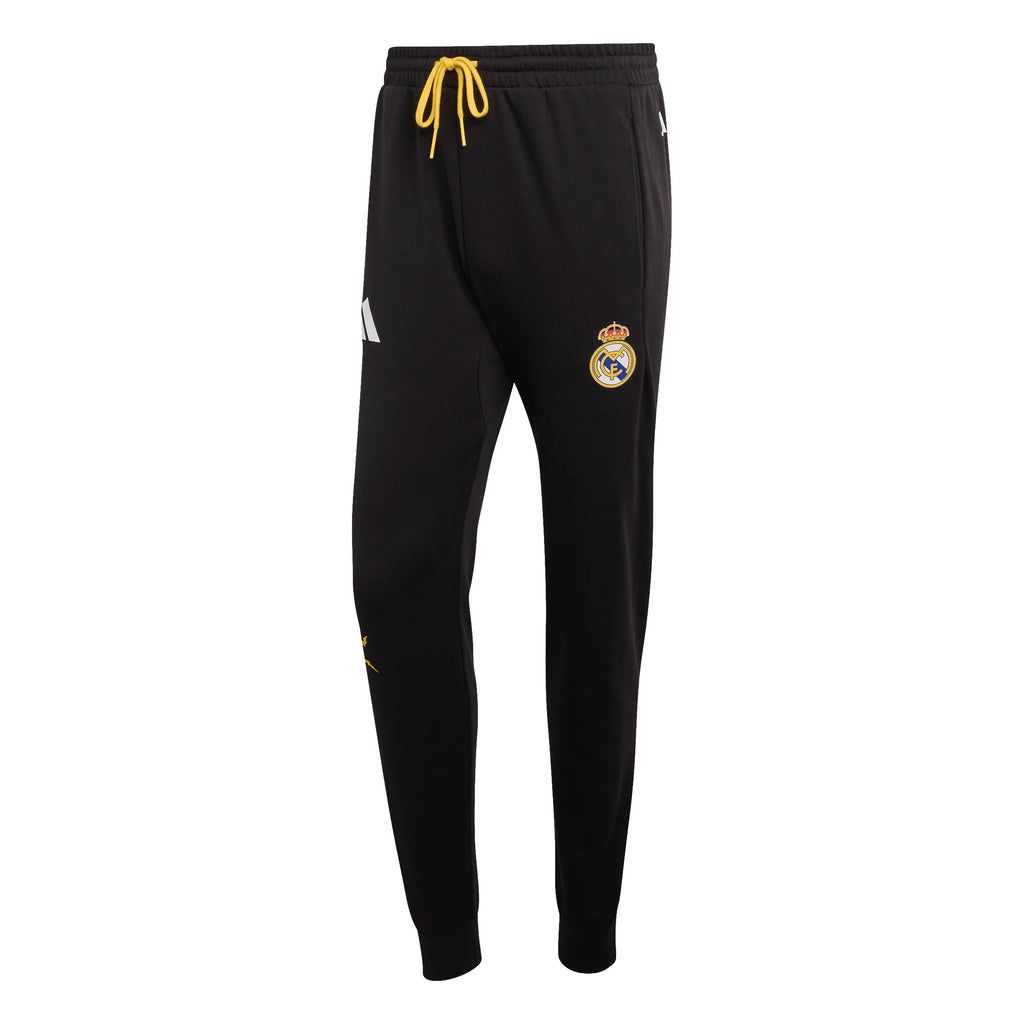 adidas Real Madrid Avengers Mens Soccer Tracksuit Bottoms Black
