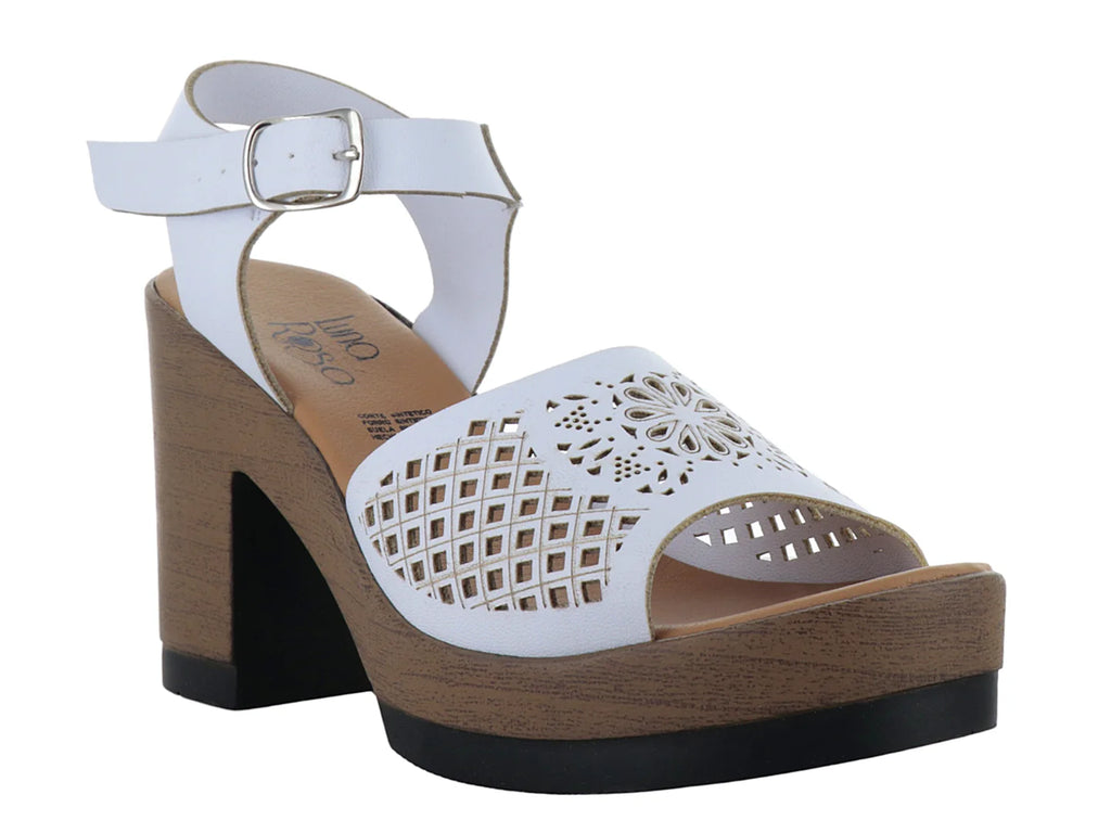 Sandalias Luna Rosa Blancas para Mujer