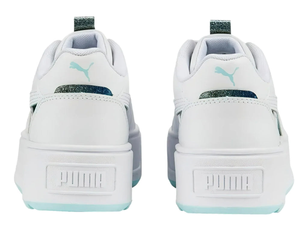 Tenis PUMA Karmen Rebelle Night Out Blanco y Aqua para Niña