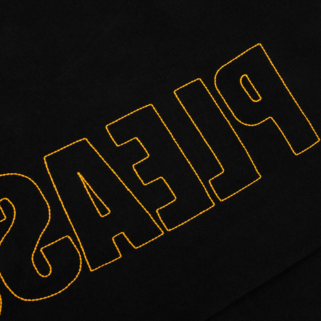 Outline Heavyweight T Shirt Black