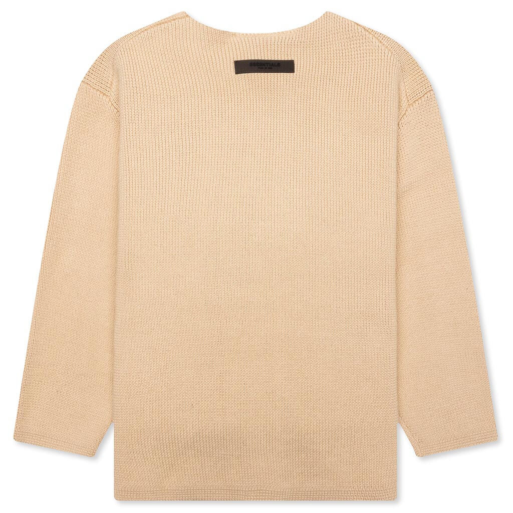 Kids Raw Sweater Sand