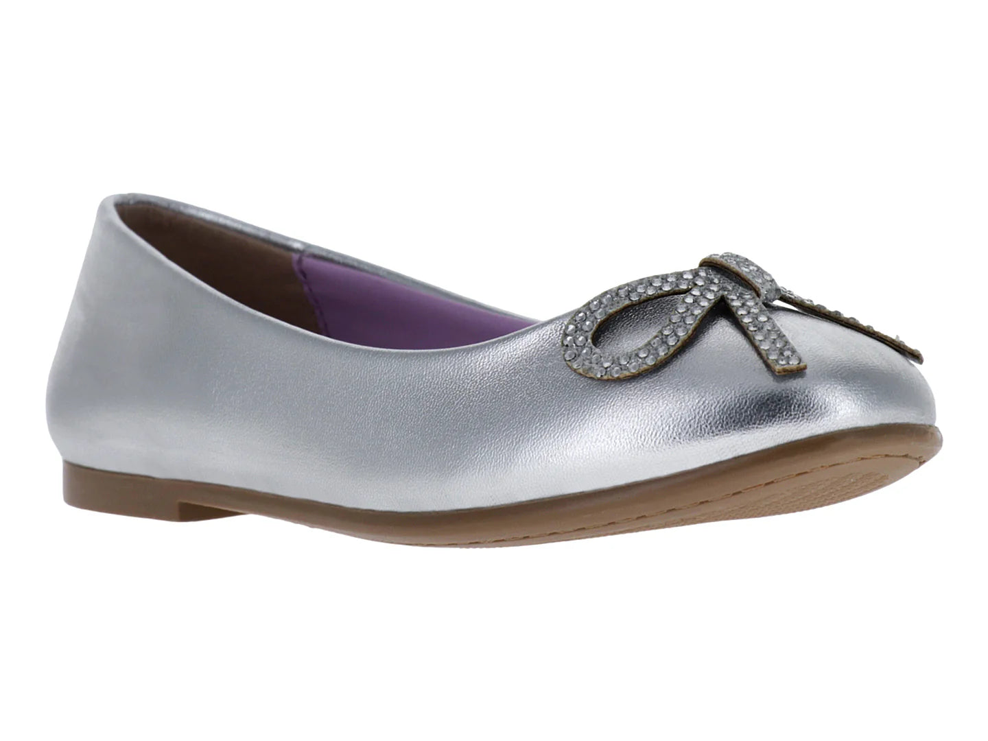 Zapatos Ballerinas Tropicana Color Plata para Niña