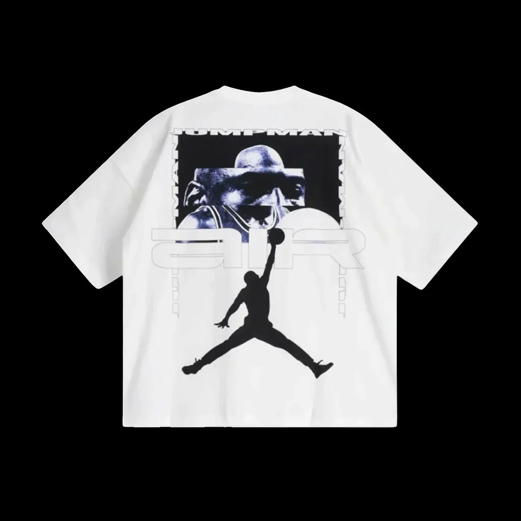 Air Jordan Air T Shirt White Red