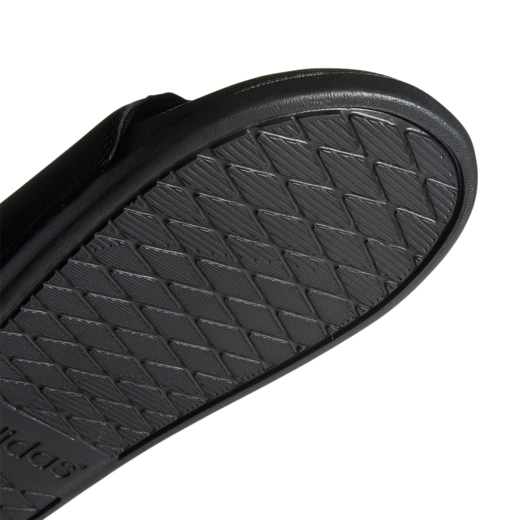 adidas Adilette Comfort Slides Black Silve