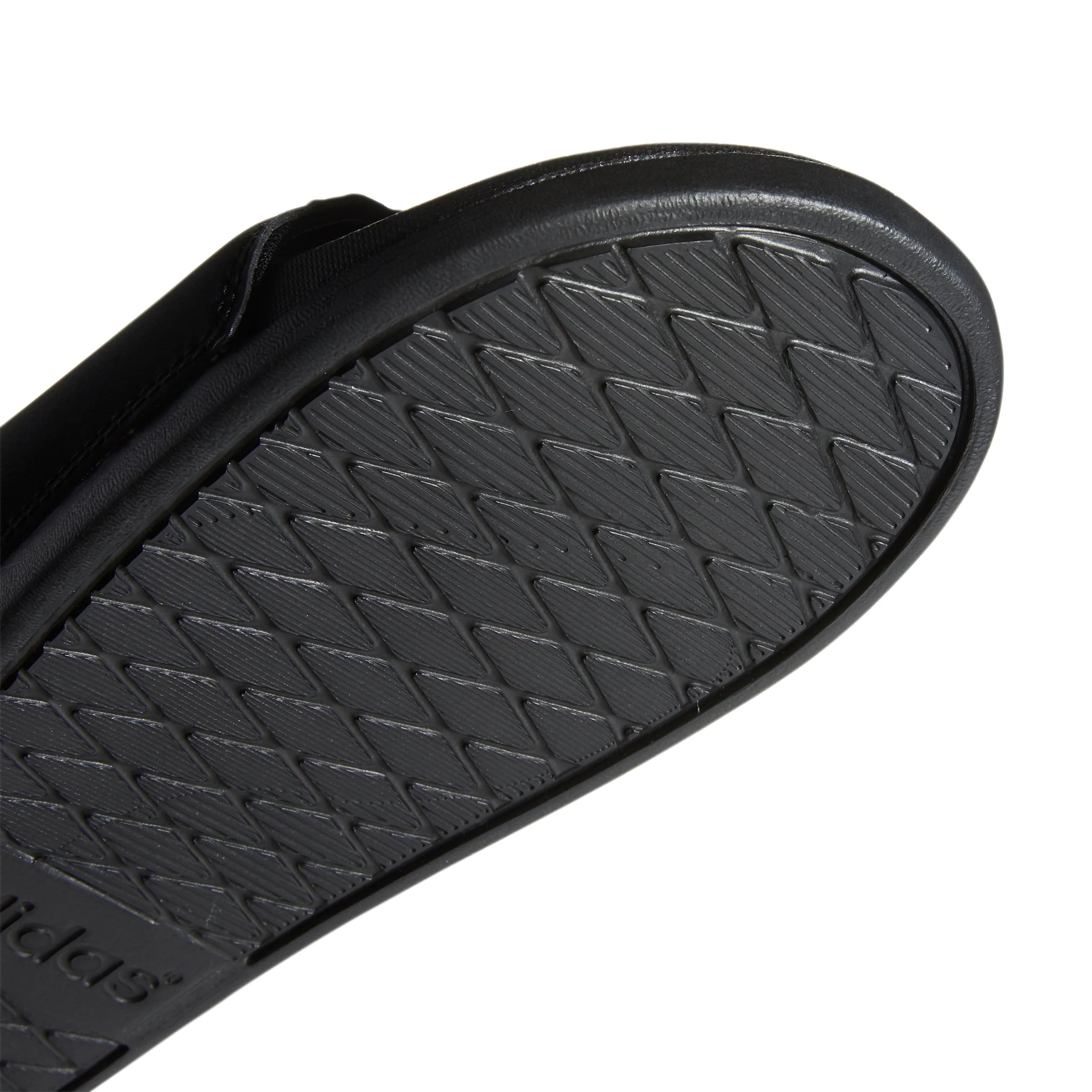 adidas Adilette Comfort Slides Black Silve