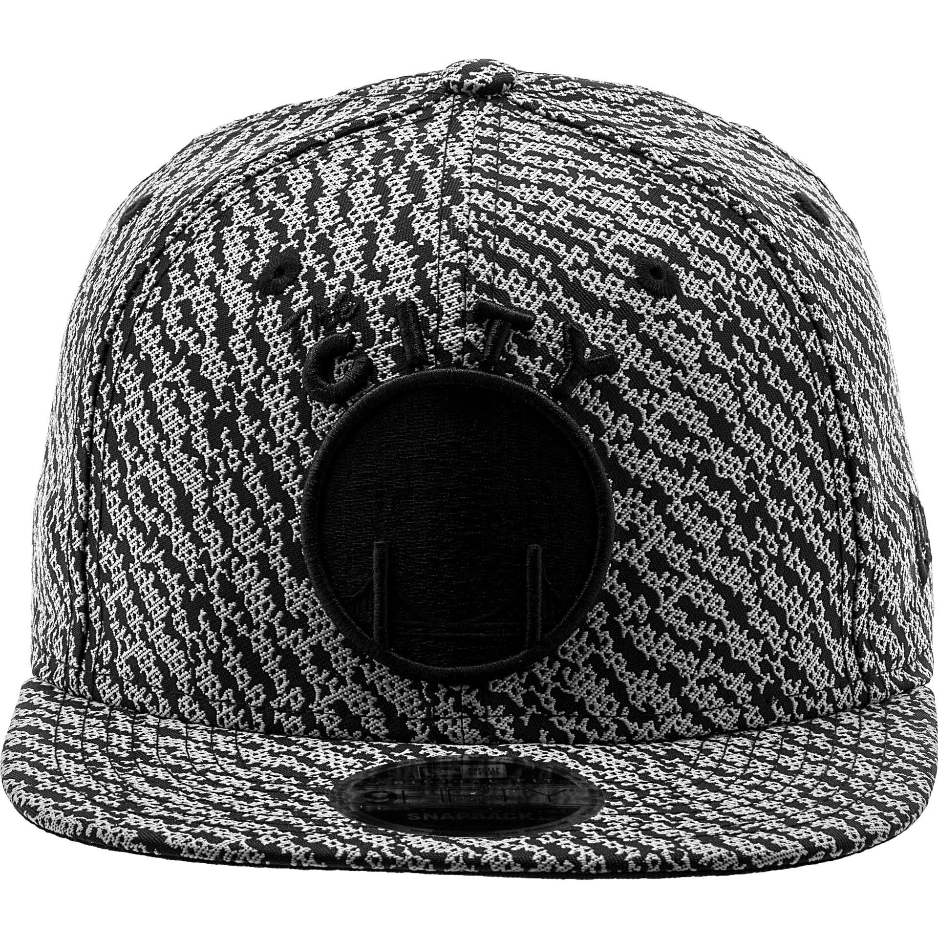 Golden State Warriors NBA Snapback Mens Black Light Grey
