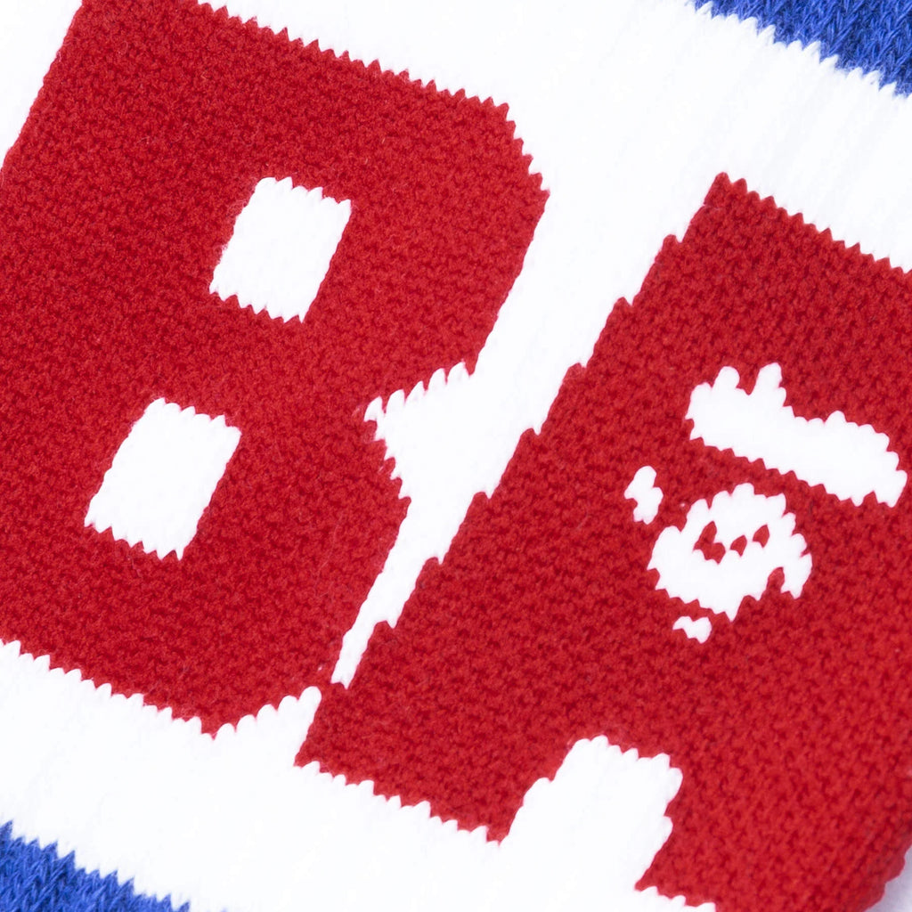 Line Socks Red