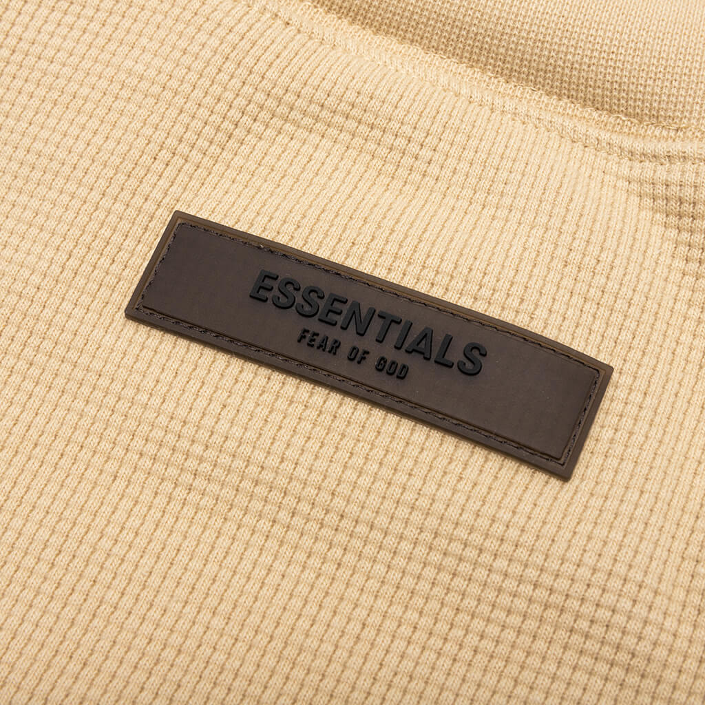 S S Waffle Sweatshirt Sand