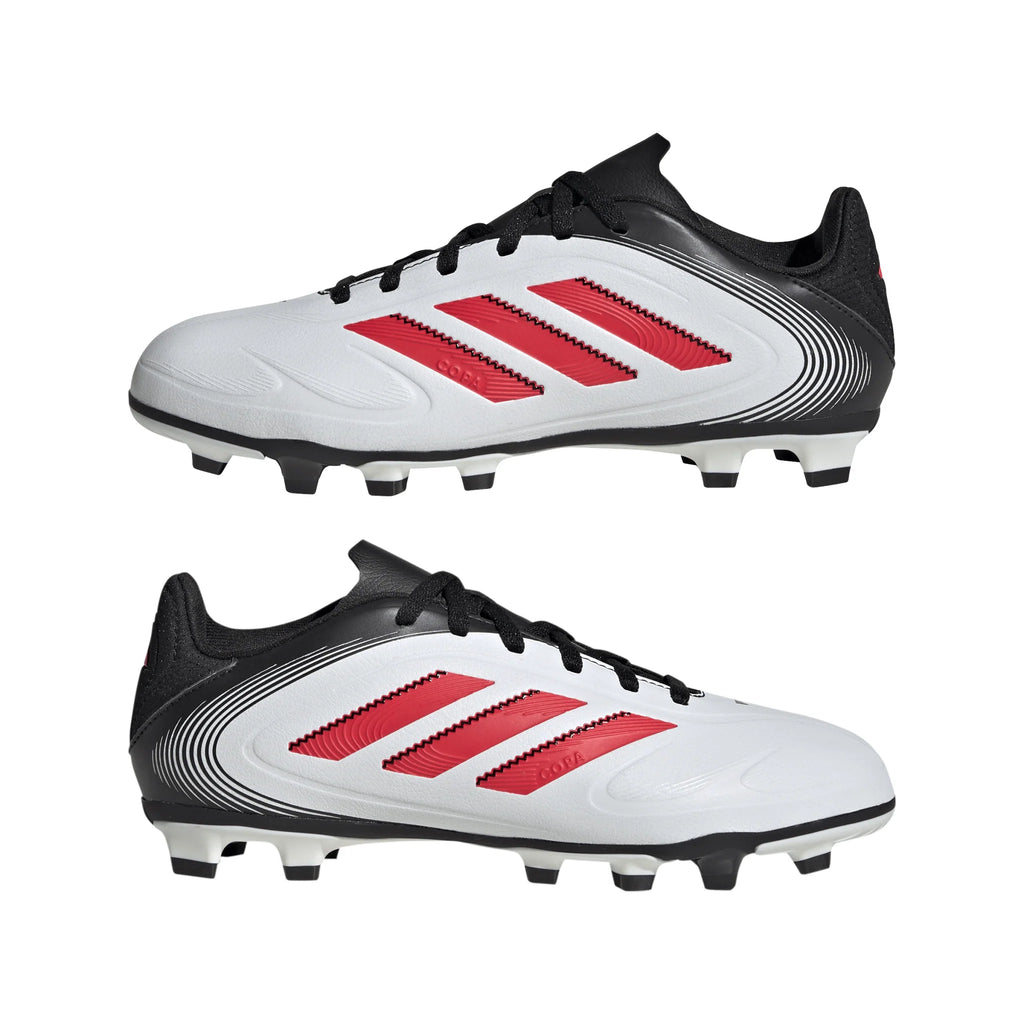 adidas Copa Pure 3 Club Firm Multi Ground Boots Junior White Red Black