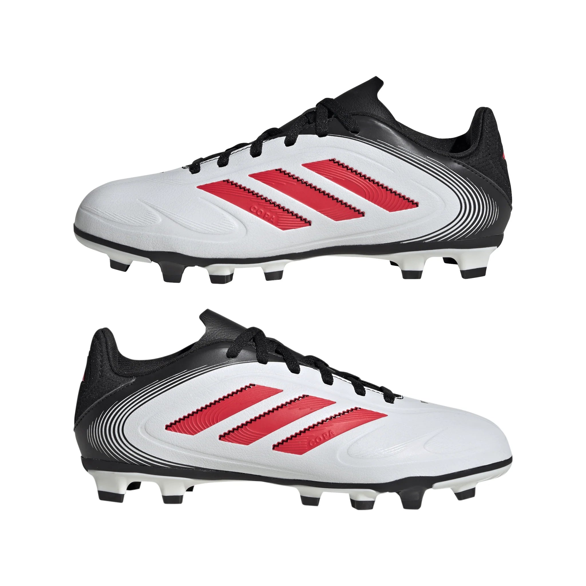 adidas Copa Pure 3 Club Firm Multi Ground Boots Junior White Red Black