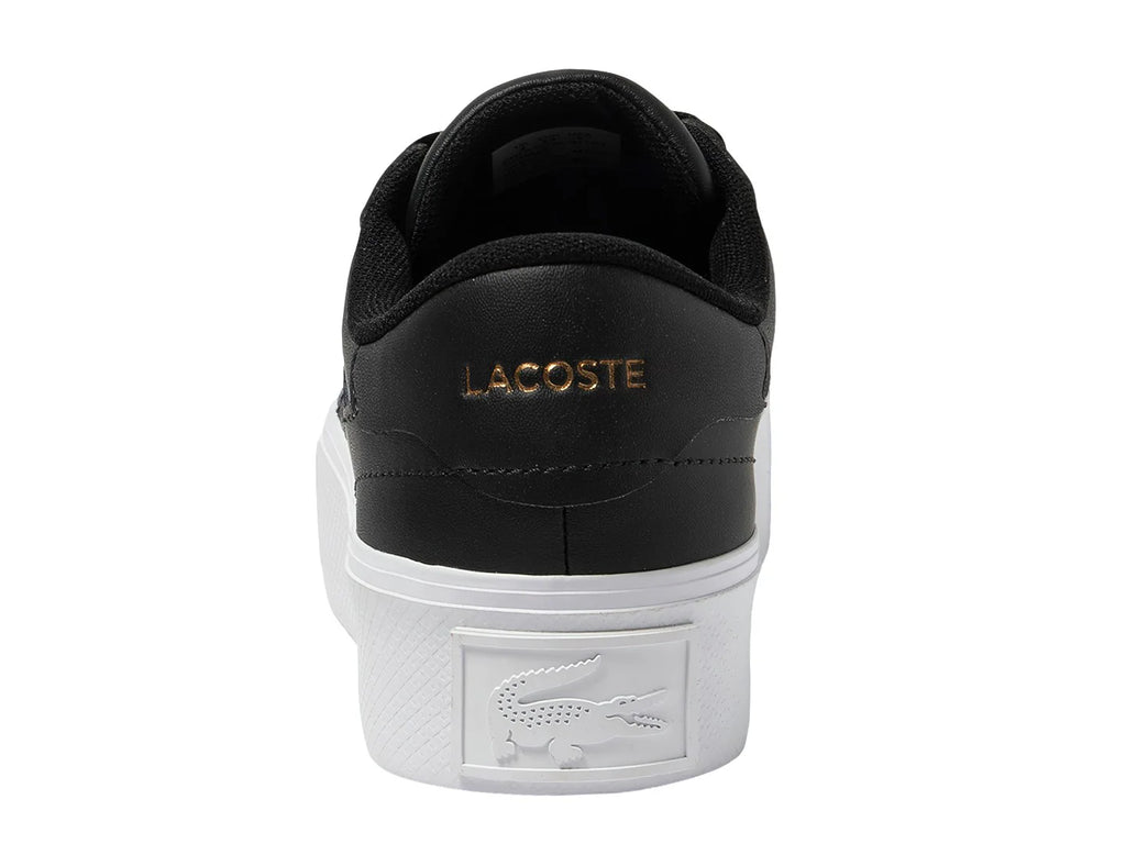 Tenis Lacoste Ziane Platform Negro y Blanco para Mujer