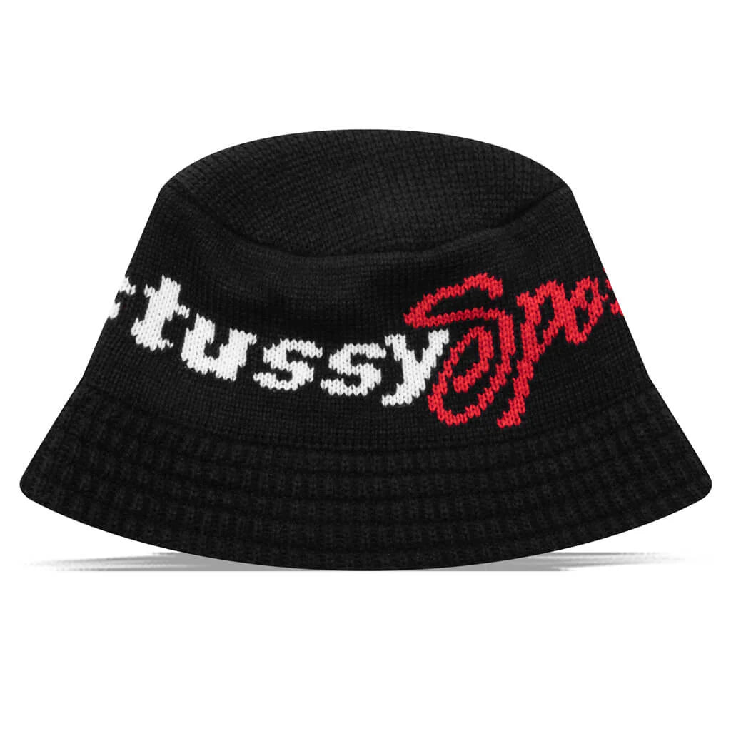 Bucket Stussy Sport Knit Black