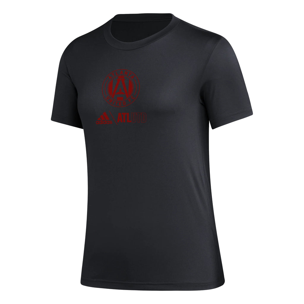 adidas Womens SS Pre Game Tee Black