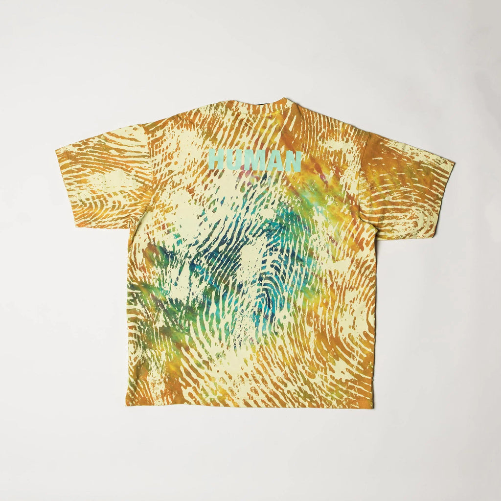 Pharrell Williams Basketball Mens T Shirt Multi Color Yellow Blue