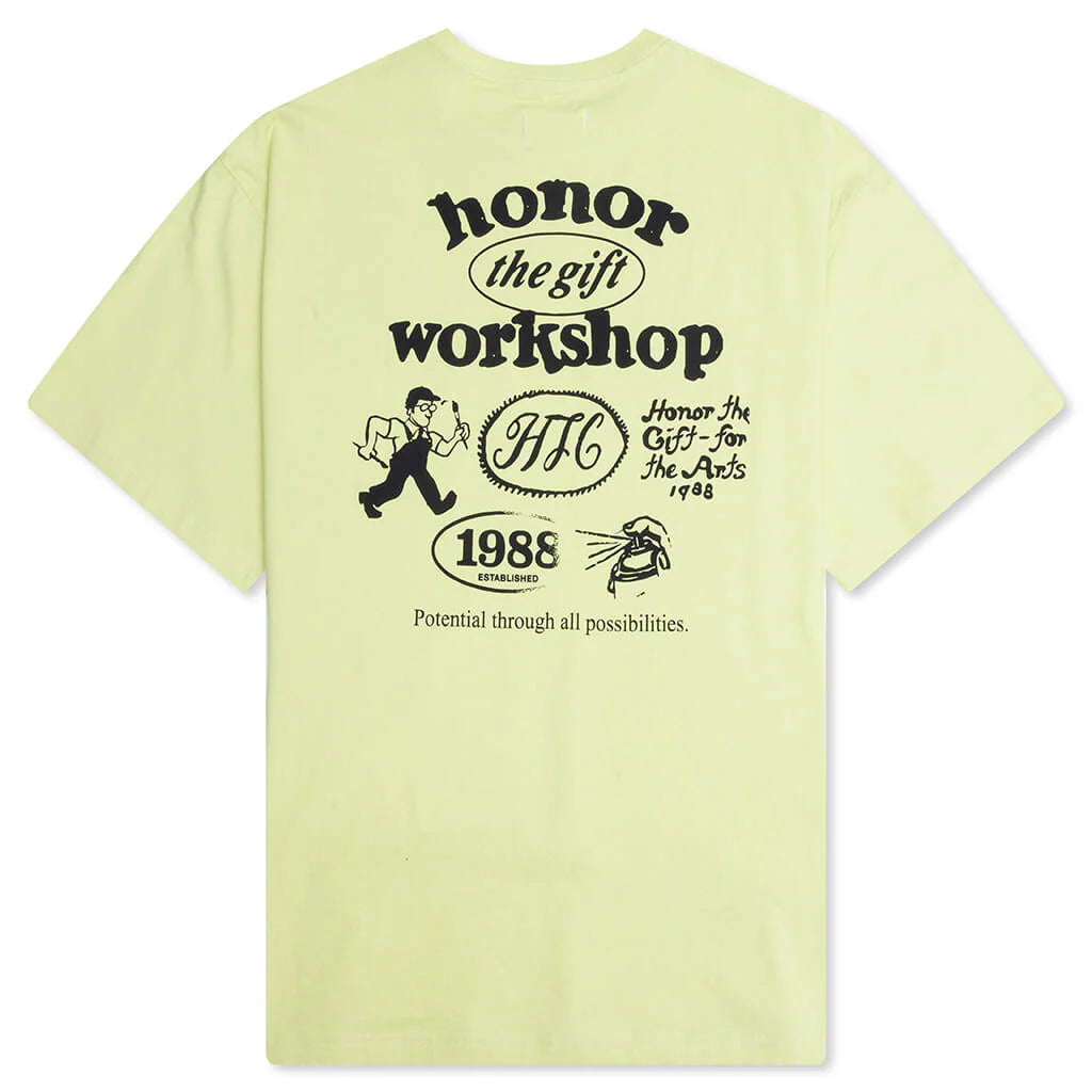 Honor Workshop Tee Green