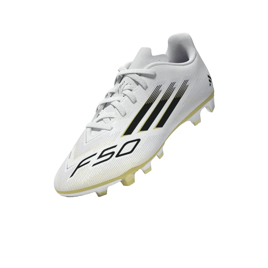 adidas F50 Club Firm Multi Ground Boots Kids White Black