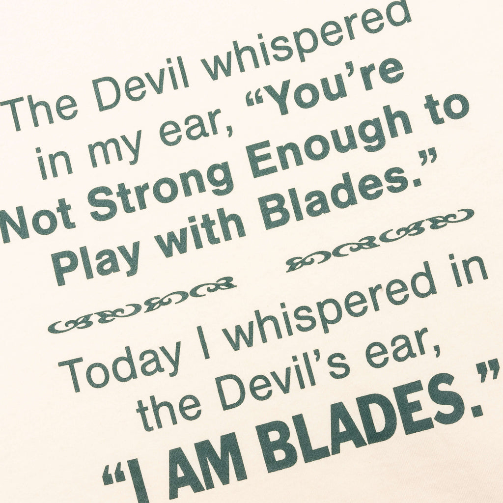 Devil Whispered T Shirt Bone