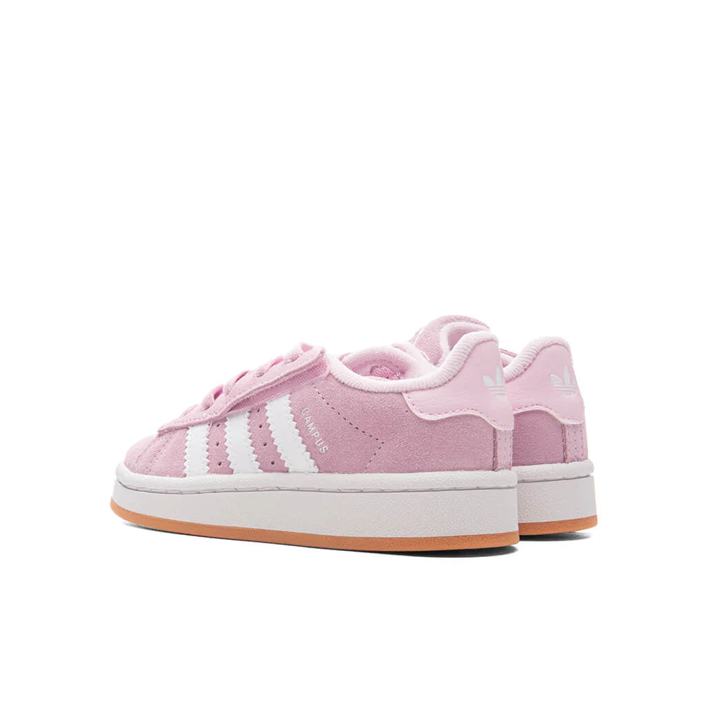 Toddlers Campus 00s Comfort Elastic Lace Clear Pink Cloud White Gum