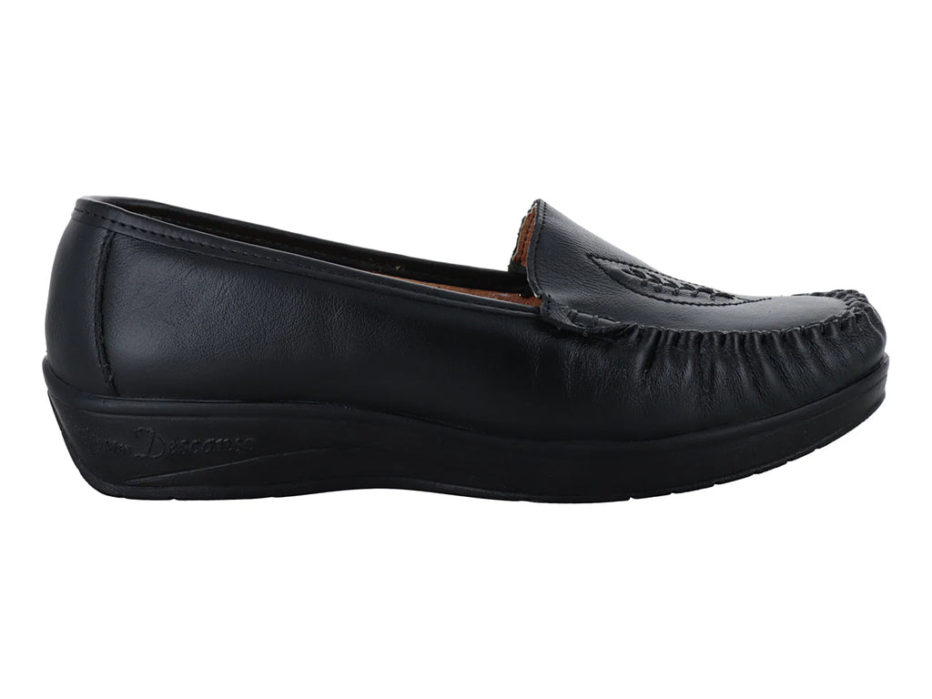 Zapatos Confort Mas Descanso Negro para Mujer