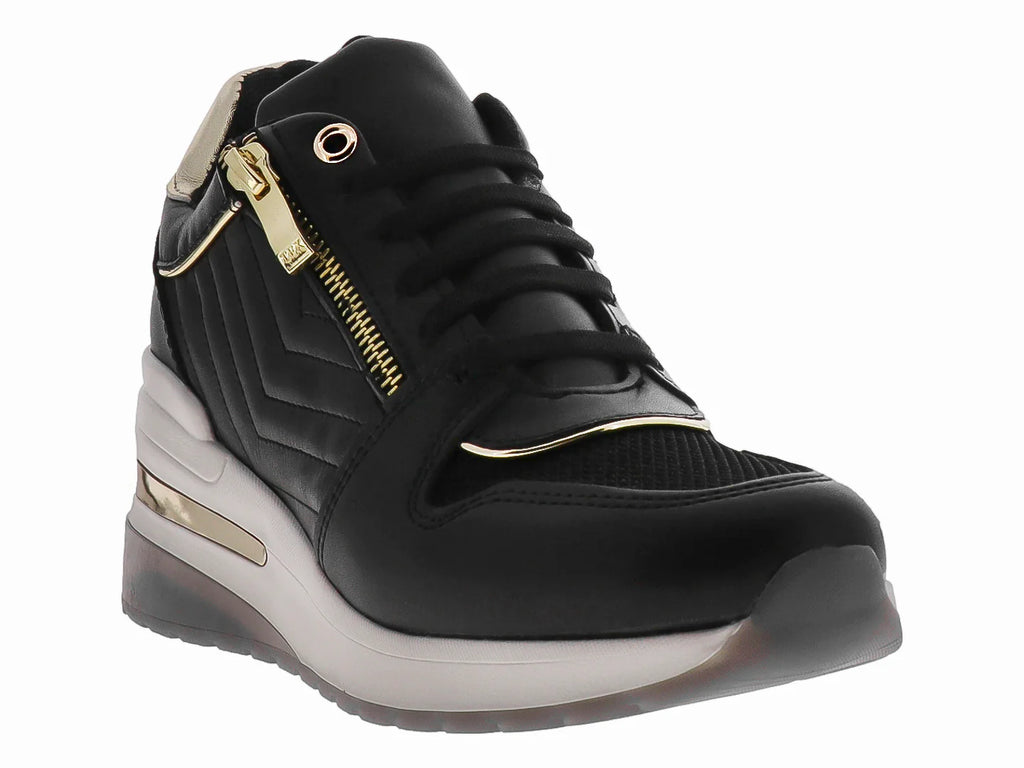 Tenis Casuales Be and Red Negros para Mujer