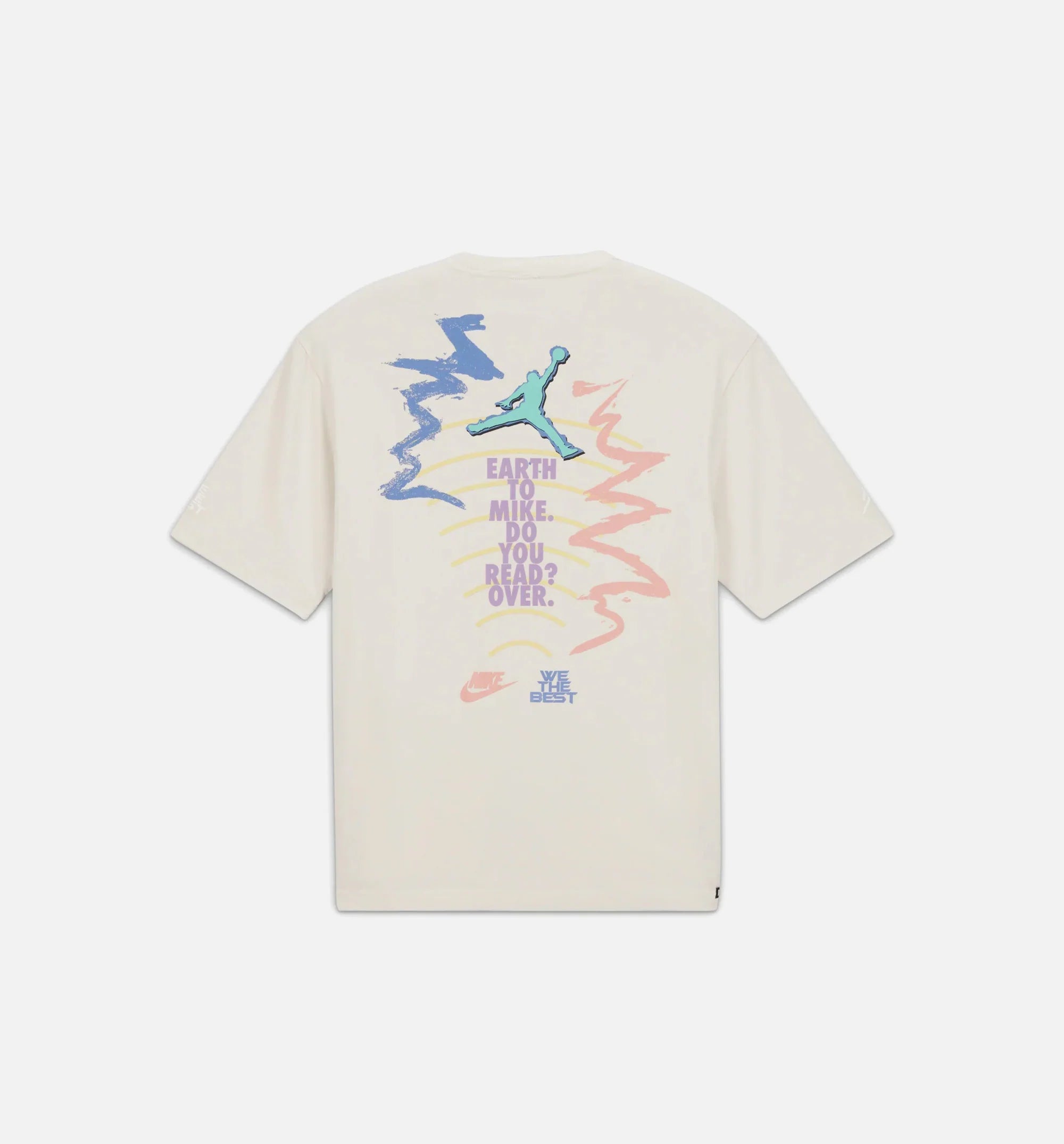Air Jordan x DJ Khaled Mens Short Sleeve Shirt Beige