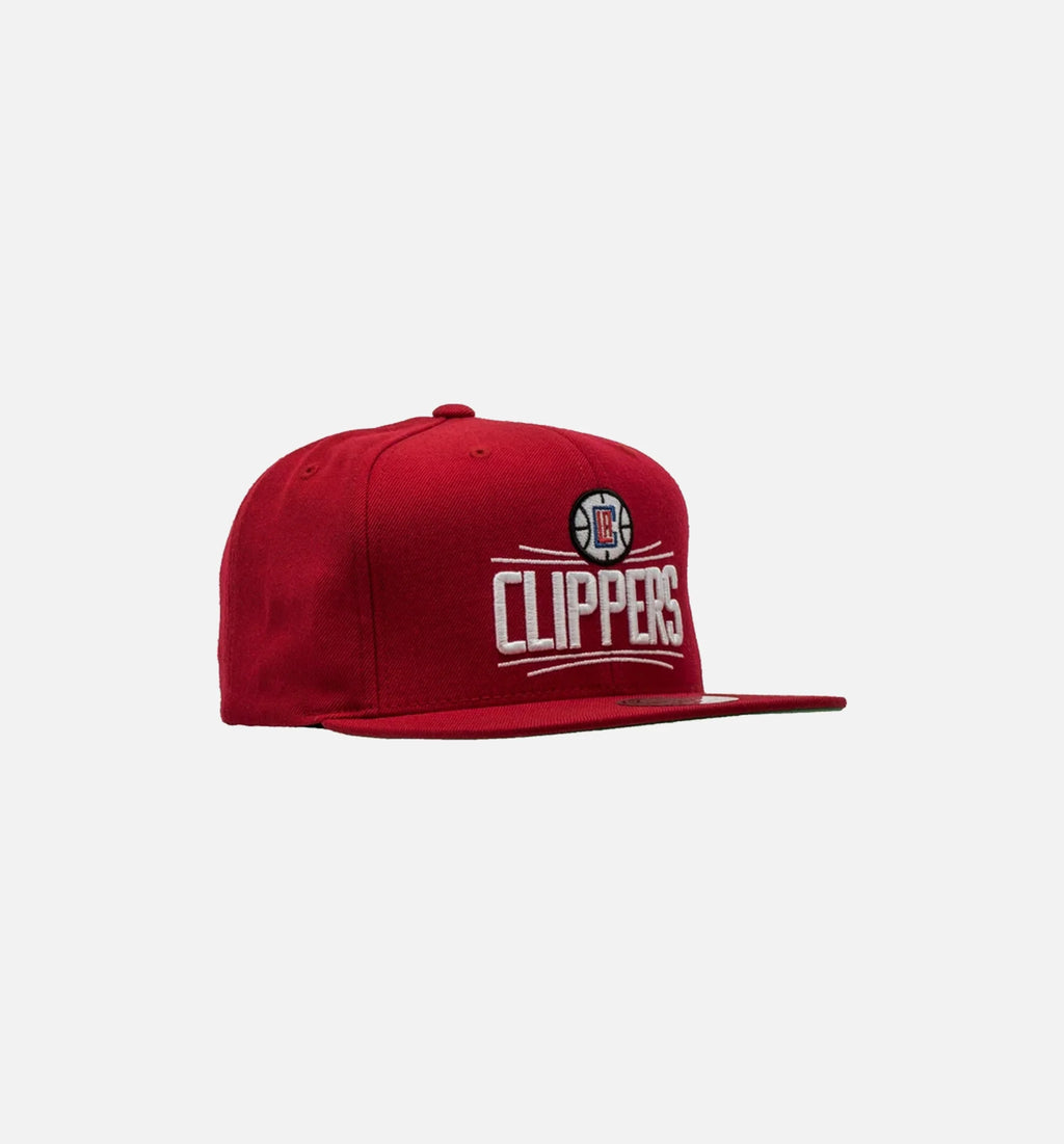 Los Angeles Clippers NBA Snapback Hat Mens Red White