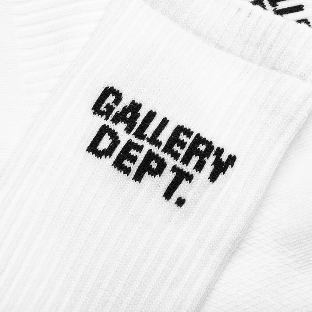 Asics x Gallery Dept Training Crew Socks 1 Pack Brilliant White