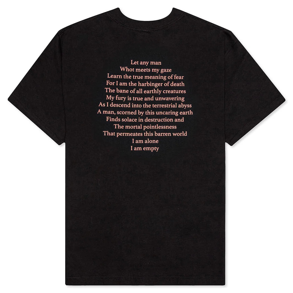 Fear Heavyweight T Shirt Black