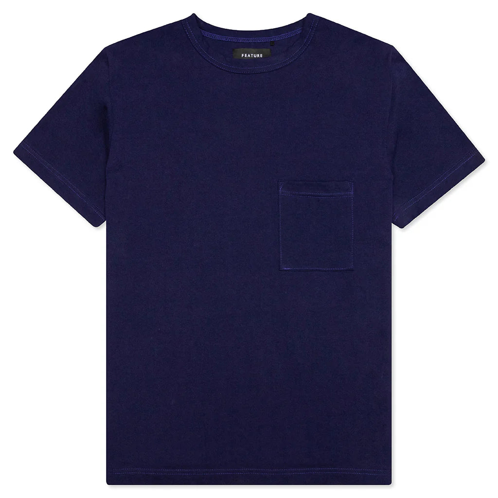 Jersey Braque Pocket Tee Astral Aura