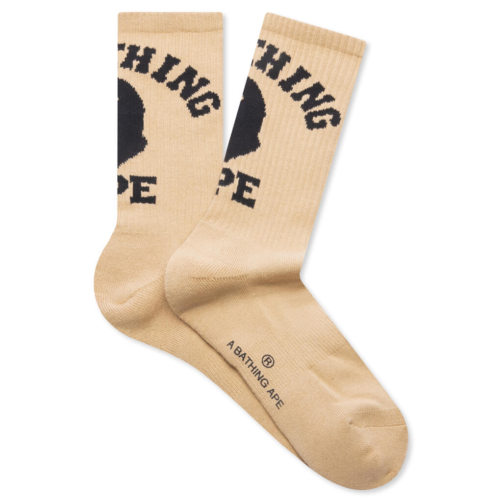 College Socks Beige
