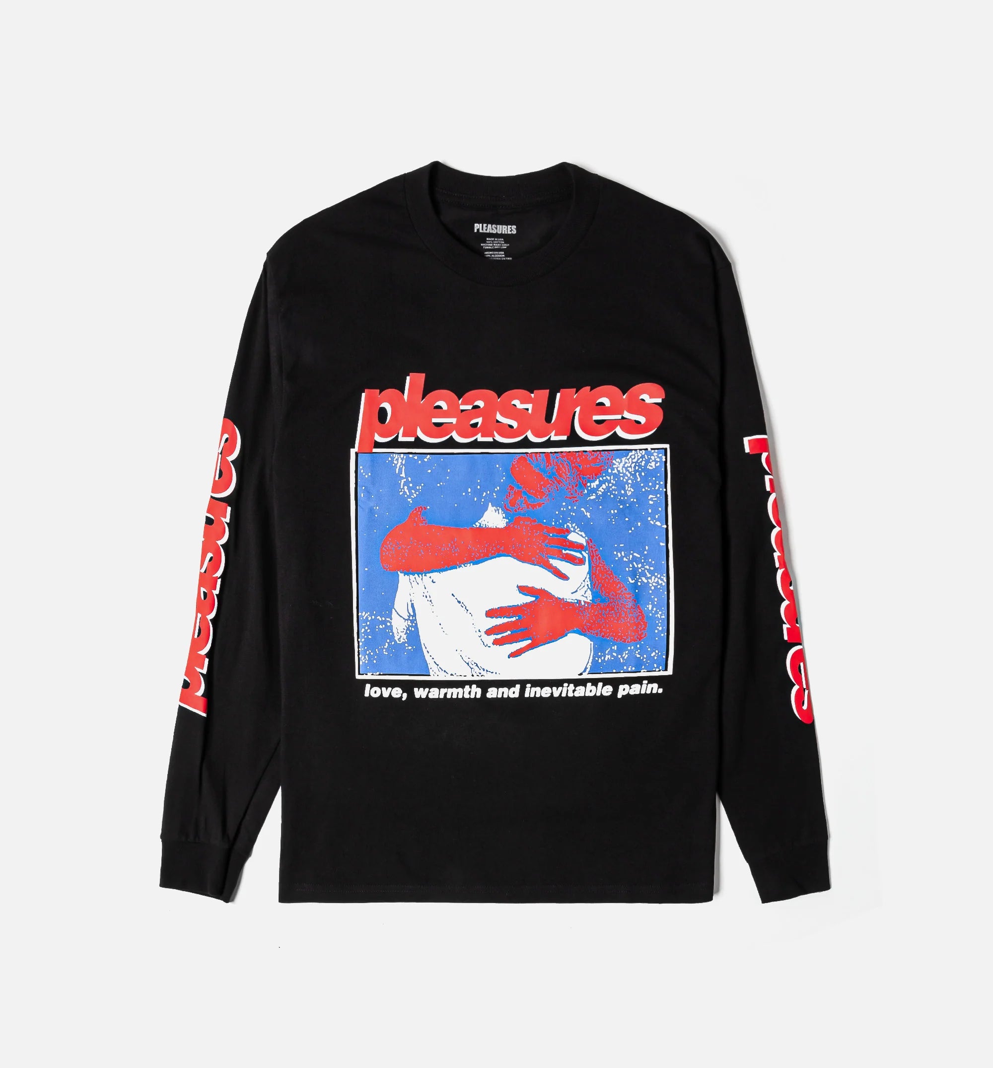 Embrace Mens Long Sleeve Shirt Pigment Black