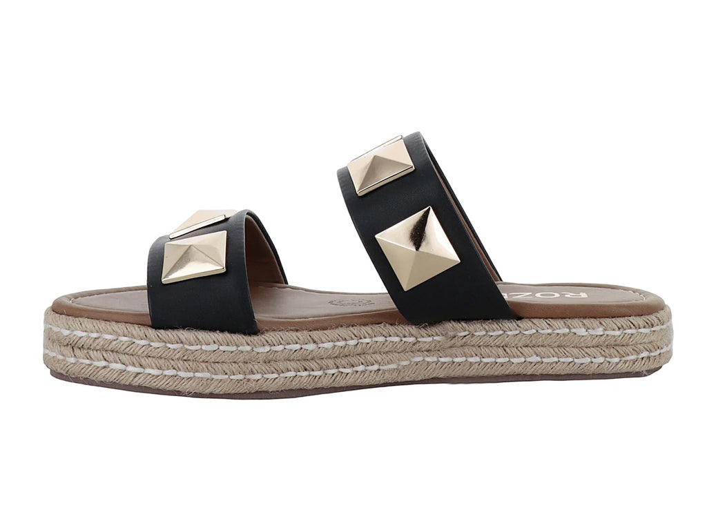Sandalias ROZE Casuales Color Negro para Mujer