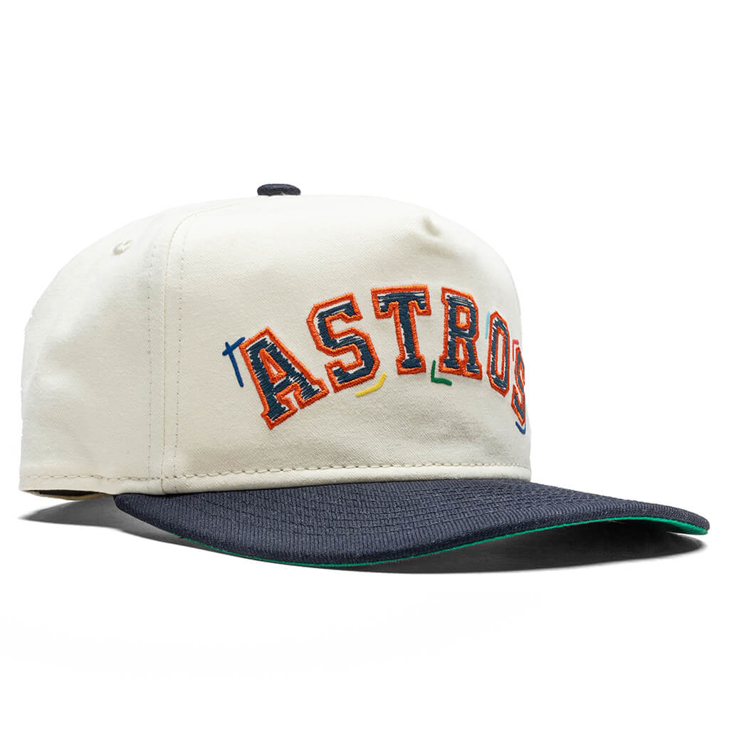 The Golfer Snapback Team Scribble Houston Astros
