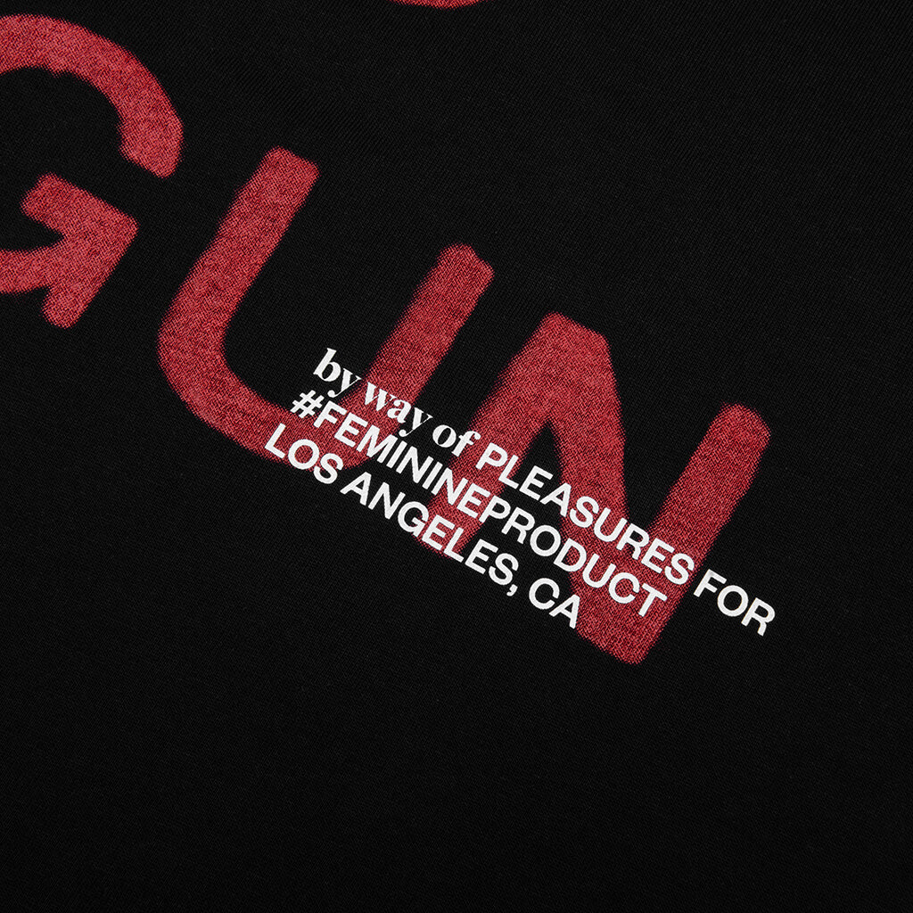 Girl Is A Gun T Shirt Black