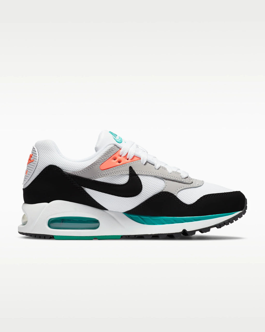 Nike Air Max Correlate Blanc Noir avec accents Turquoise Orange
