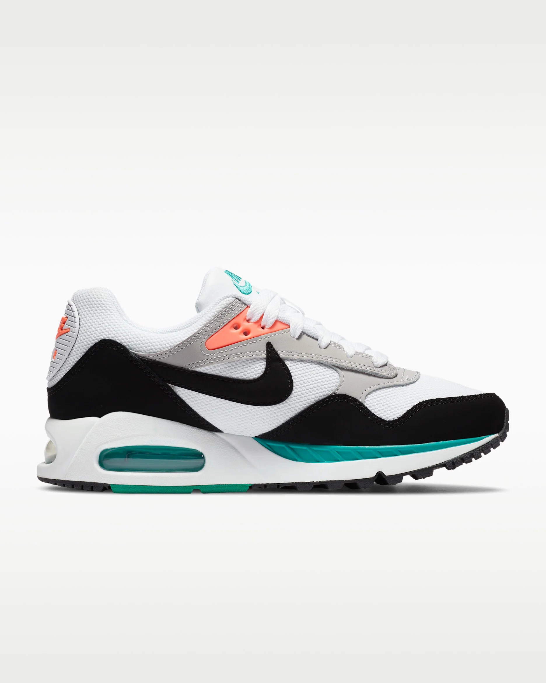 Nike Air Max Correlate Blanc Noir avec accents Turquoise Orange
