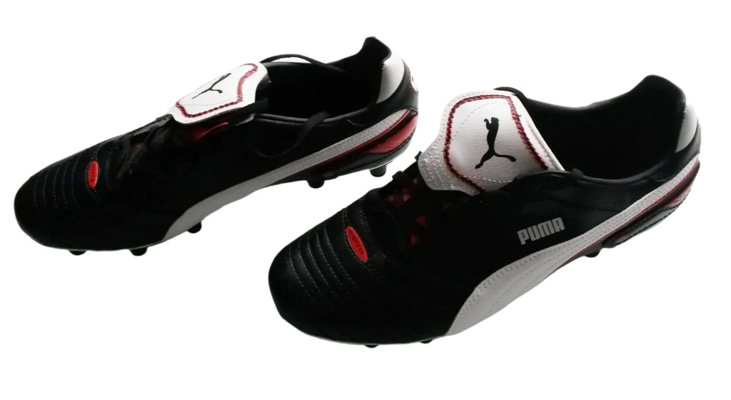 PUMA Esito Finale I FG Firm Ground Soccer Cleats Black White Red