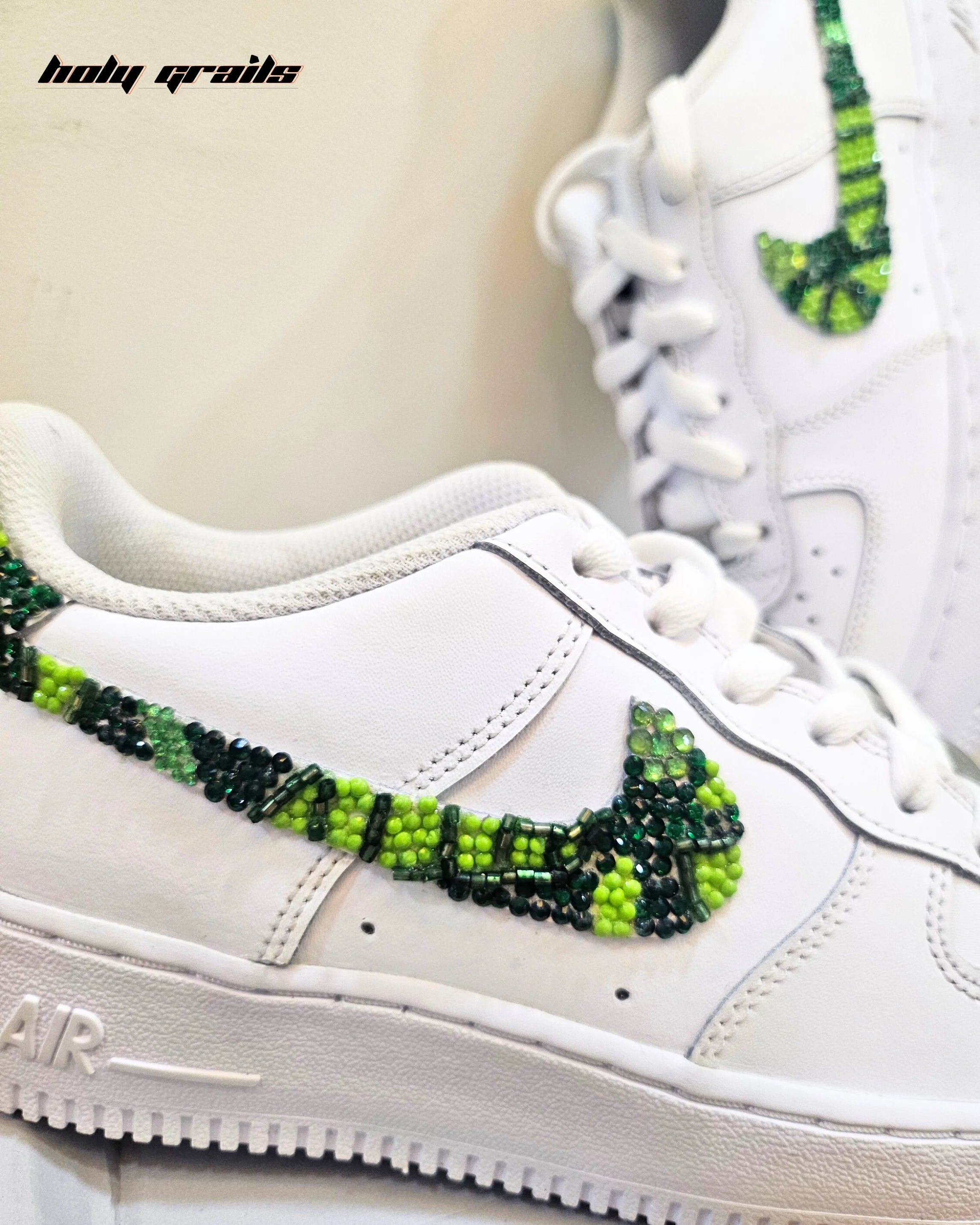 Air Force 1 x Jaded Emerald Swoosh