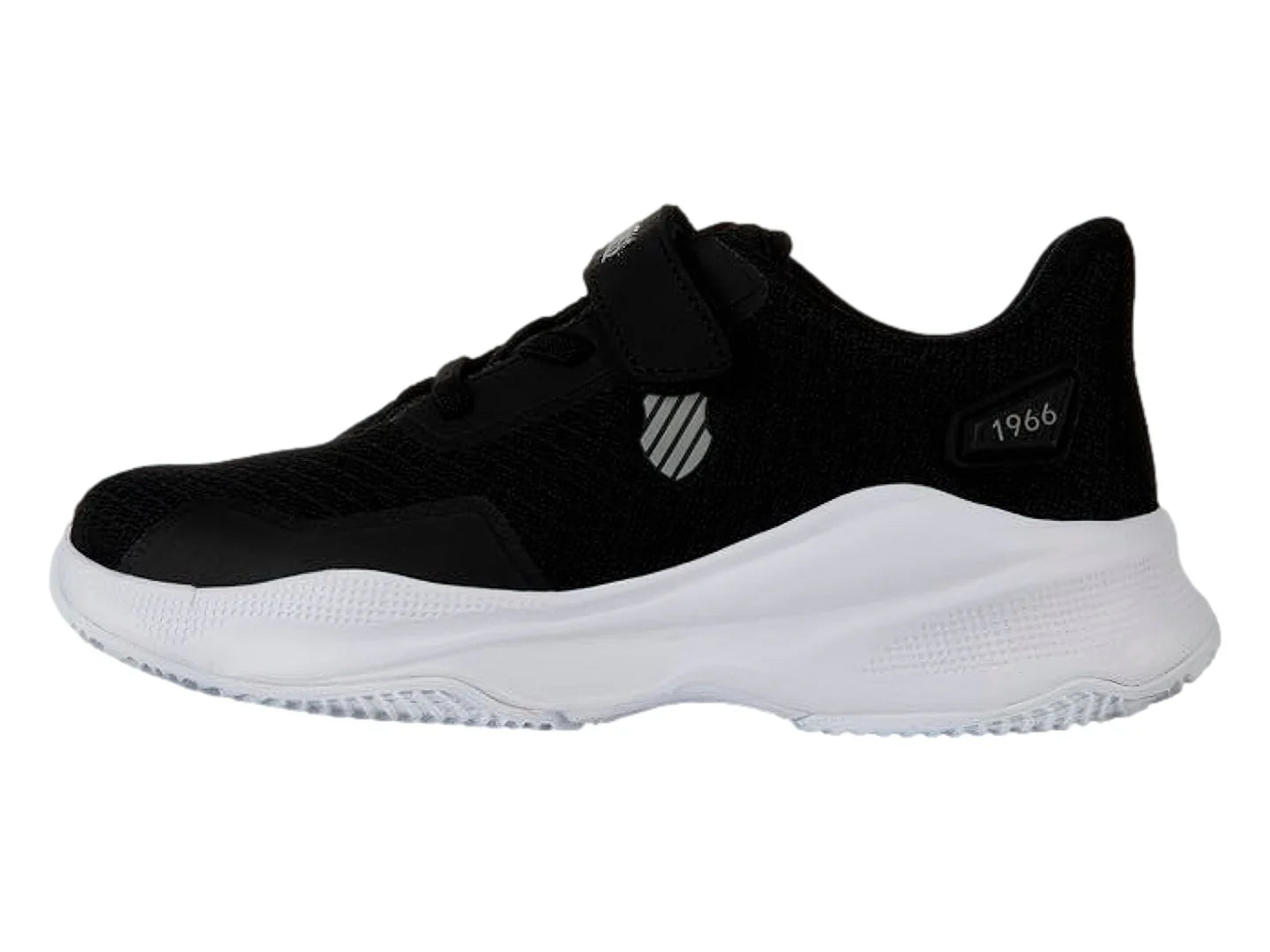 Tenis K SWISS Mini Force CH Negro y Blanco para Niño