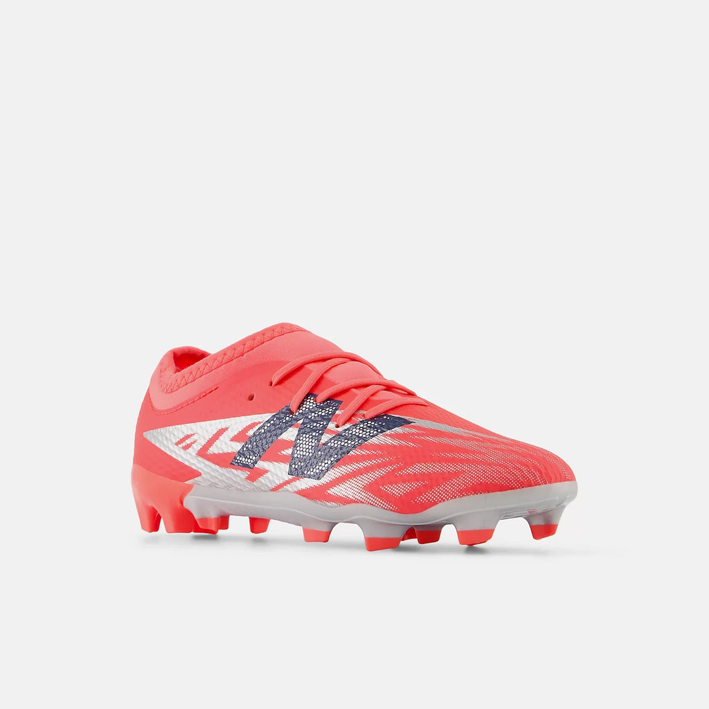 New Balance Furon Team Youth Firm Ground Soccer Cleats V8 Energy Red