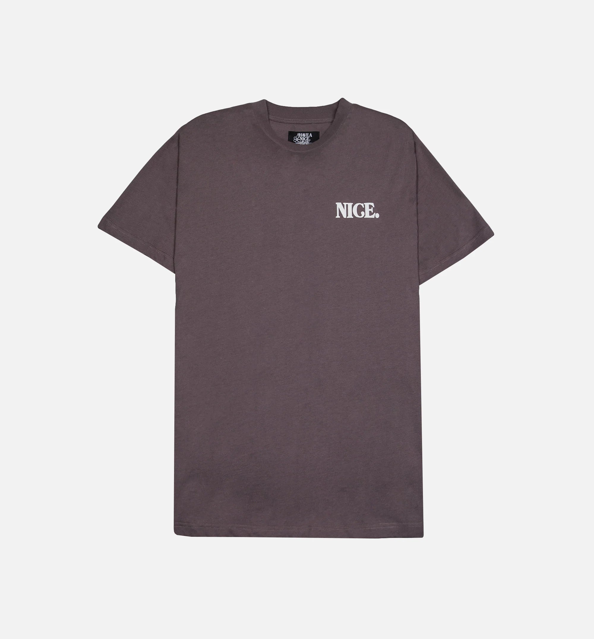 Nice Day Short Sleeve Mens T Shirt Muave Purple