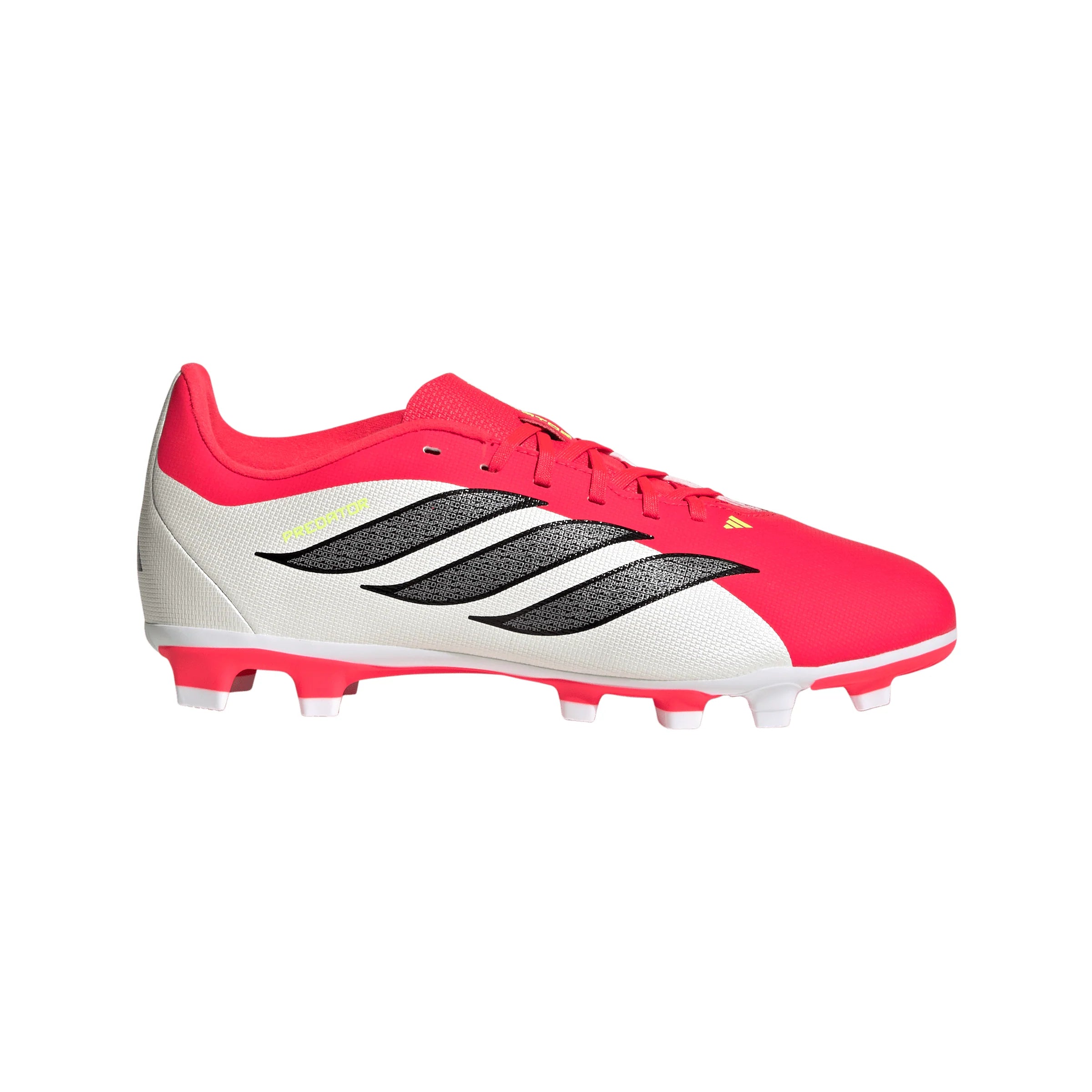 adidas Predator Club FG MG Firm Ground Multi Ground Youth Soccer Cleats Red Black White